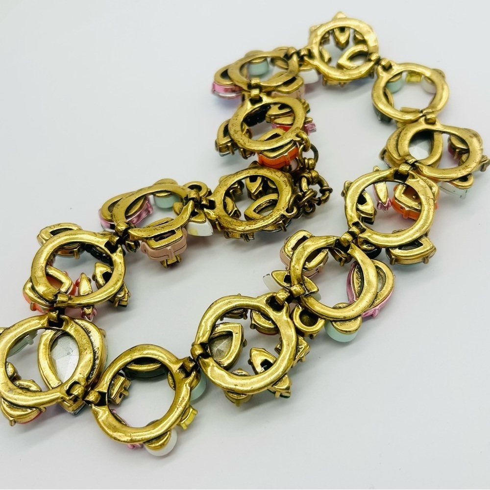 J. Crew Brulee Crystal Wreath Necklace - Picture 9 of 10